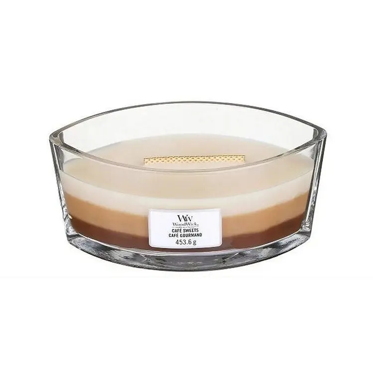 Свічка Woodwick Ellipse Trilogy Cafe Sweets Кафе солодощів 453 г (76904E) - фото 2