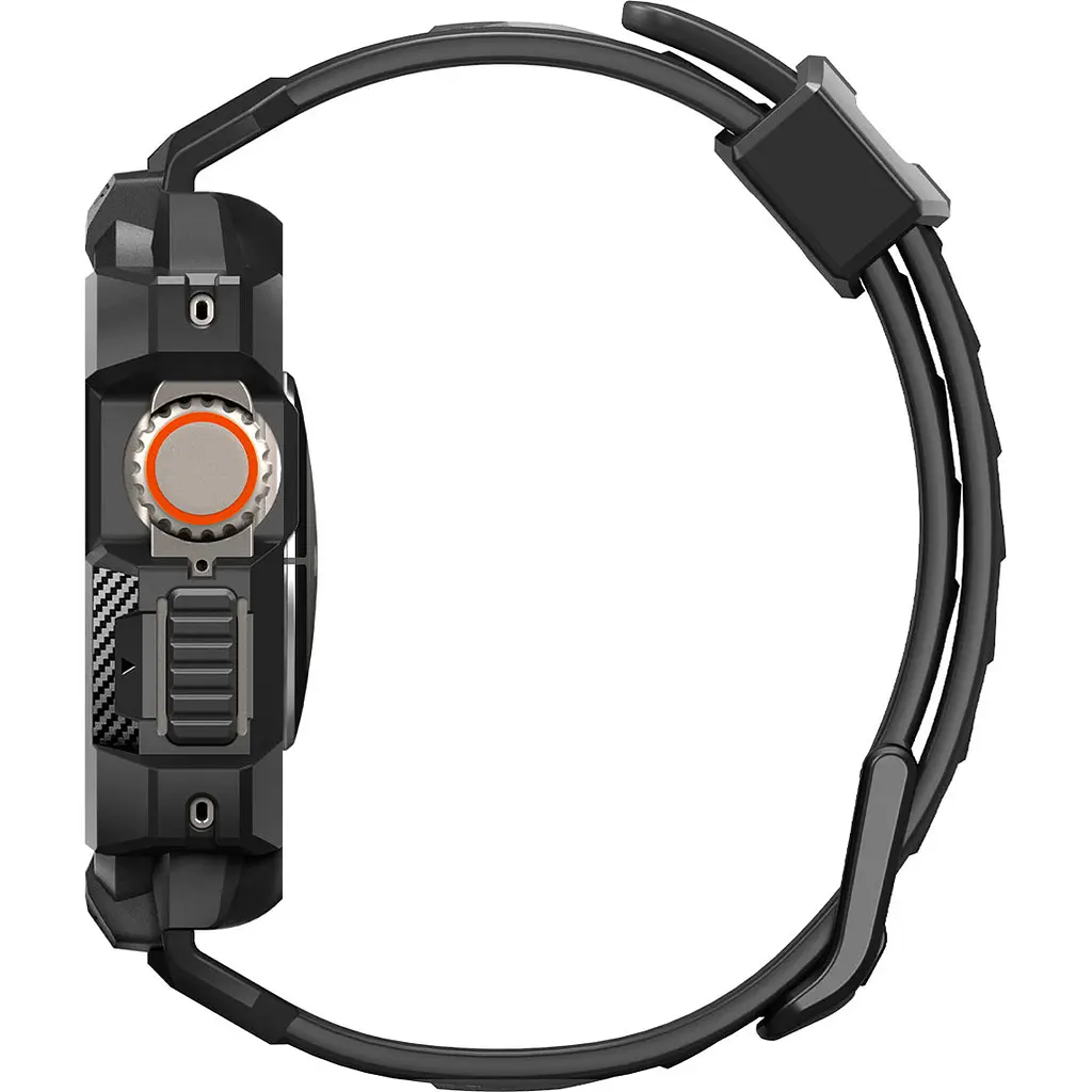 Чохол-ремінець Spigen Rugged Armor Pro для Apple Watch Ultra 49mm Black [ACS05460] [85167] - фото 12