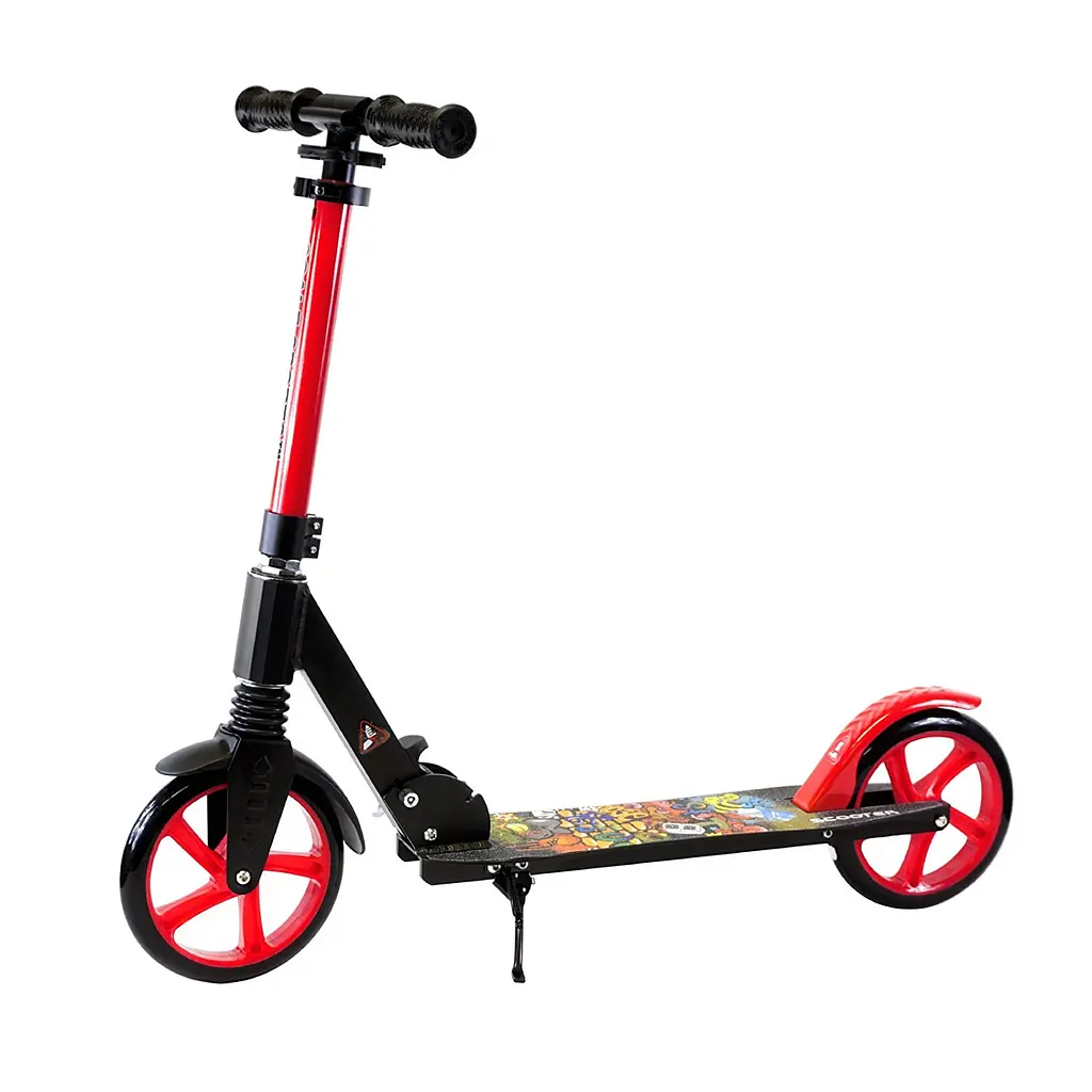 Самокат Scale Sports 93х38х91-105 см Красный 000231406 - фото 2