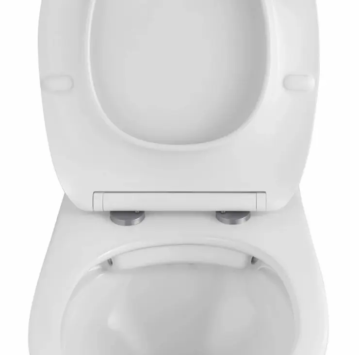 Унітаз підвісний безобідковий Kroner Oker WHI533536 RIMLESS з сидінням (KO533536WHIR) (CV033120) - фото 4