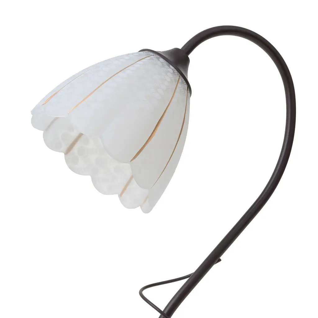 Настольная лампа Brille форма цветок LK-679T/1 E27 BK+FG - фото 2