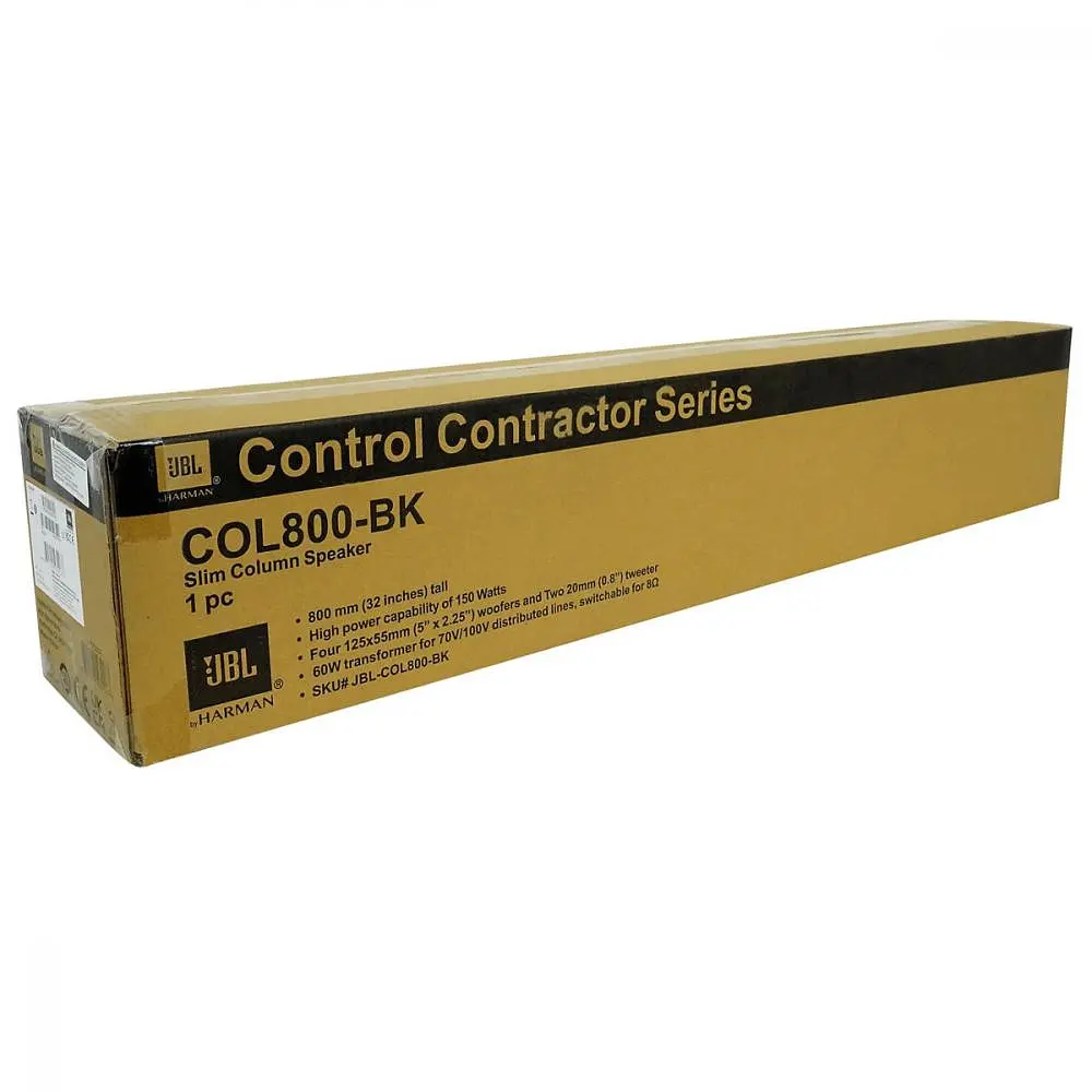 Акустические колонки JBL COL800 Black (JBL-COL800-BK) - фото 2