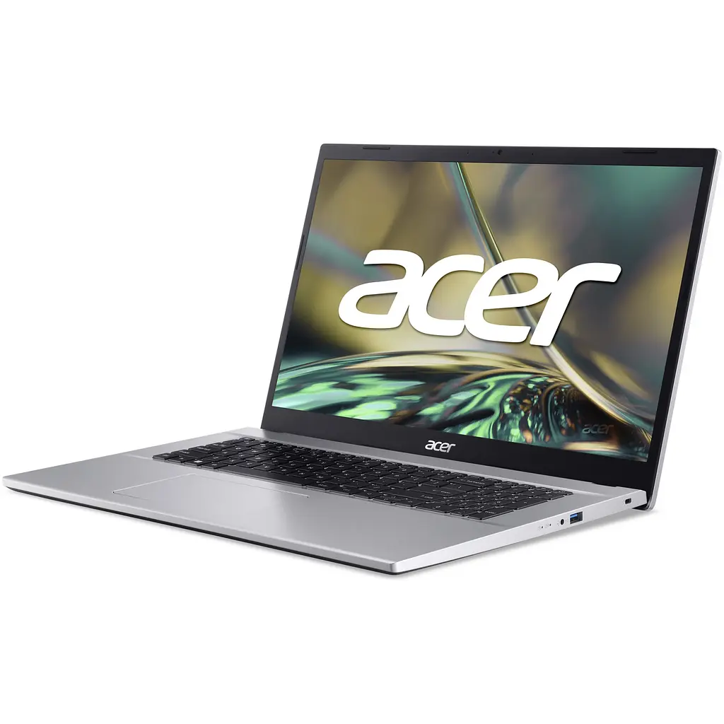 Ноутбук Acer Aspire 3 A317-54-78BK з процесором Intel Core i7-1255U pana la 4.7GHz, 17.3”, Full HD, 16GB DDR4, 1TB SSD, Intel Iris X графікою, No OS, Pure сріблястий - фото 5