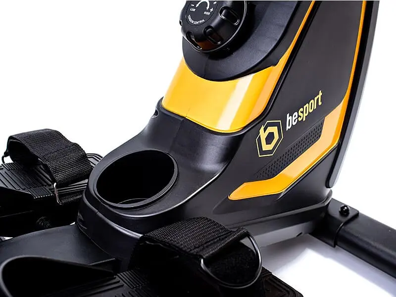 Гребний тренажер Besport BS-6032R SWIMMER магнітний чорно-жовтий - фото 5