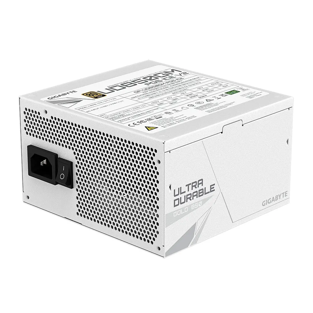 Блок питания Gigabyte UD850GM PG5 V2 850W 80+ Gold White (GP-UD850GM PG5 V2 ICE) - фото 4