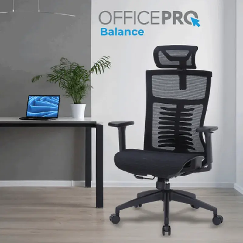 Офісне крісло OfficePro Balance OC620-B-B-B (OC620-B-B-B) - фото 3