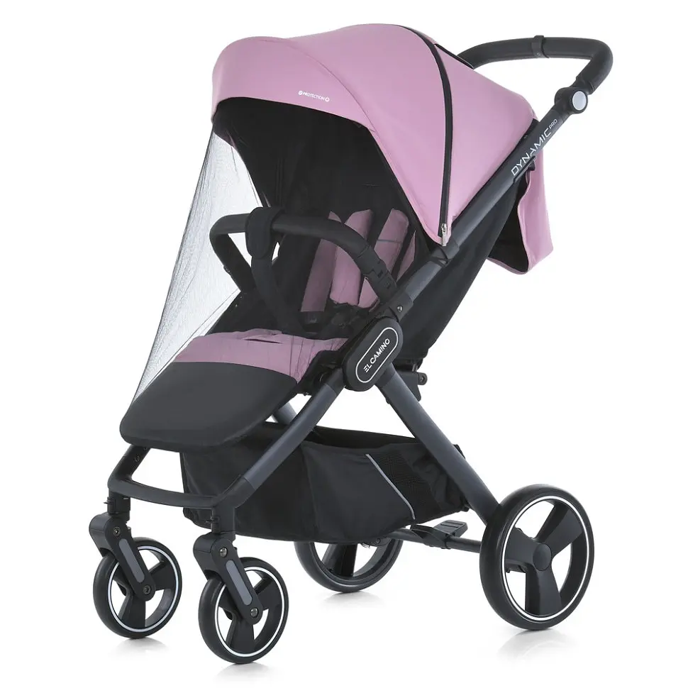 Детская прогулочная коляска El Camino DYNAMIC PRO ME 1053-3 Mauve Pink - фото 2