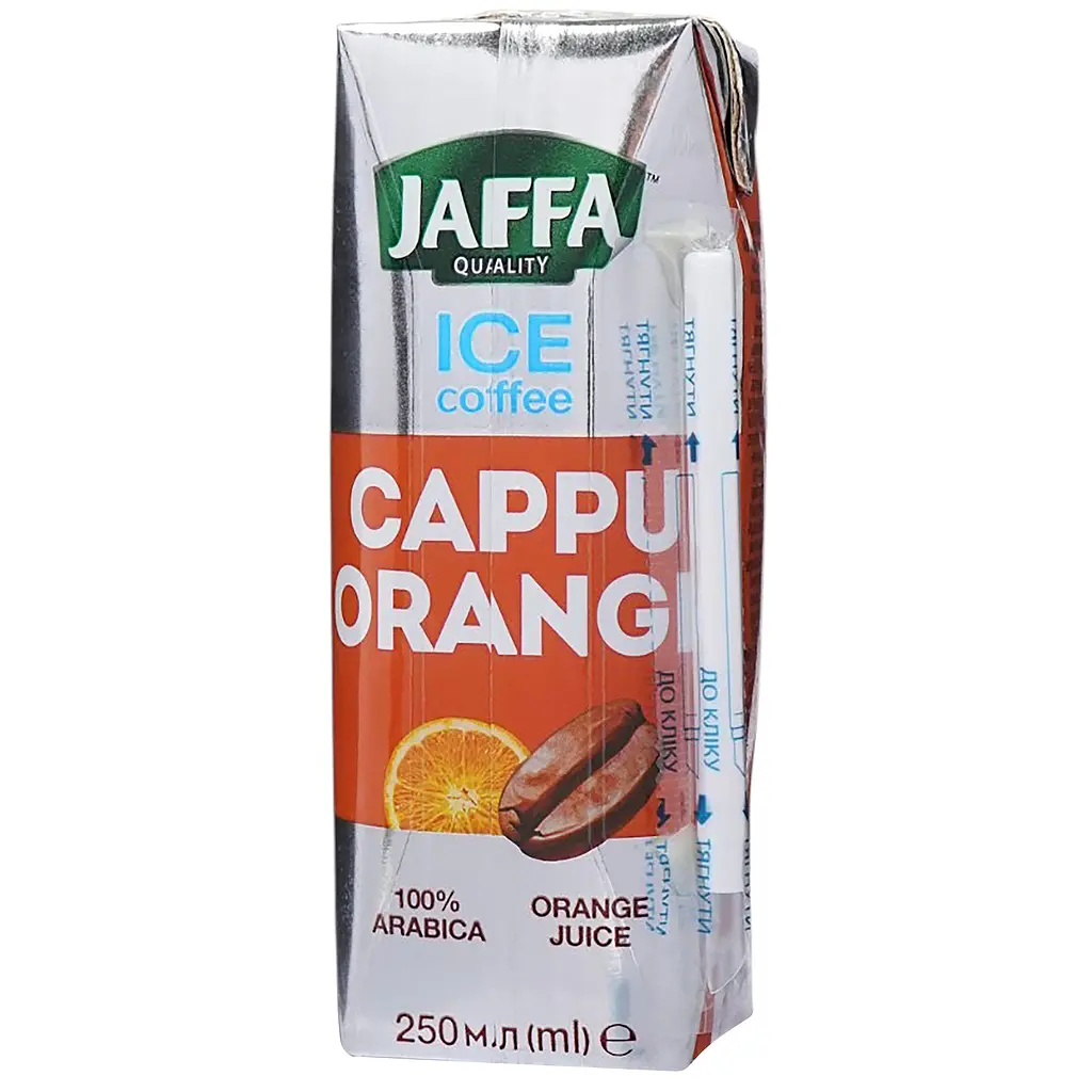 Напій кавовий Jaffa Ice Coffee ТРА Капуоранж з апельсиновим соком 0.25 л - фото 2