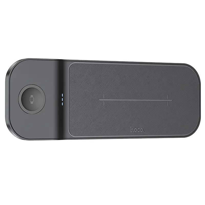 БЗП CQ6 Power 3-in-1 Wireless Fast Charger (для Samsung Watch) Black Hoco teh0029861 - фото 2