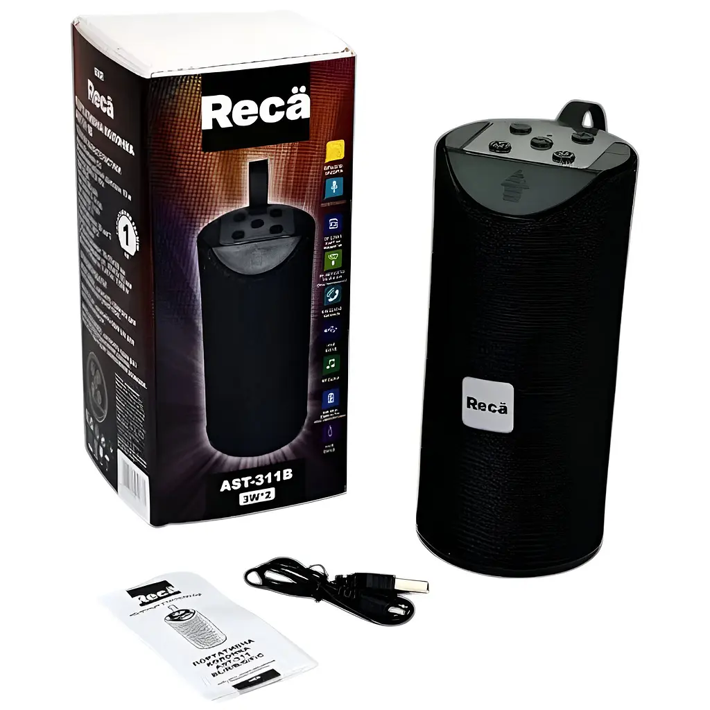 Акустична система Reca AST-311B Black - фото 4