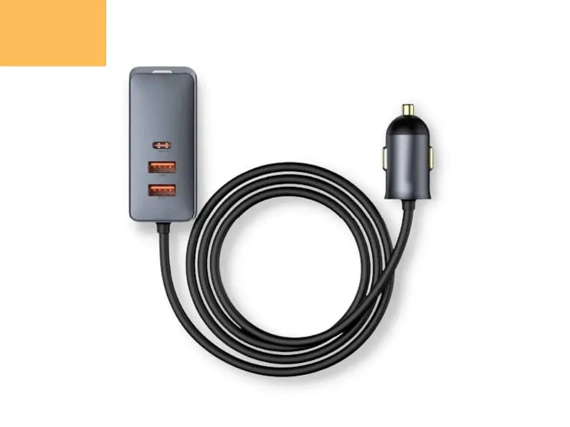 Автомобільний зарядний пристрій XPRO PPS multi-port 120W чорний (37286-01)