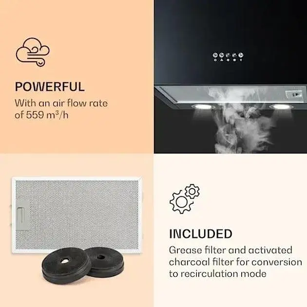 Островная вытяжка Klarstein Monumenta (10039393) - фото 4