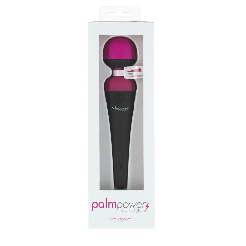 Вібромасажер PalmPower Recharge Pink, перезаряджуваний, гнучка головка, тревел-замок - фото 7
