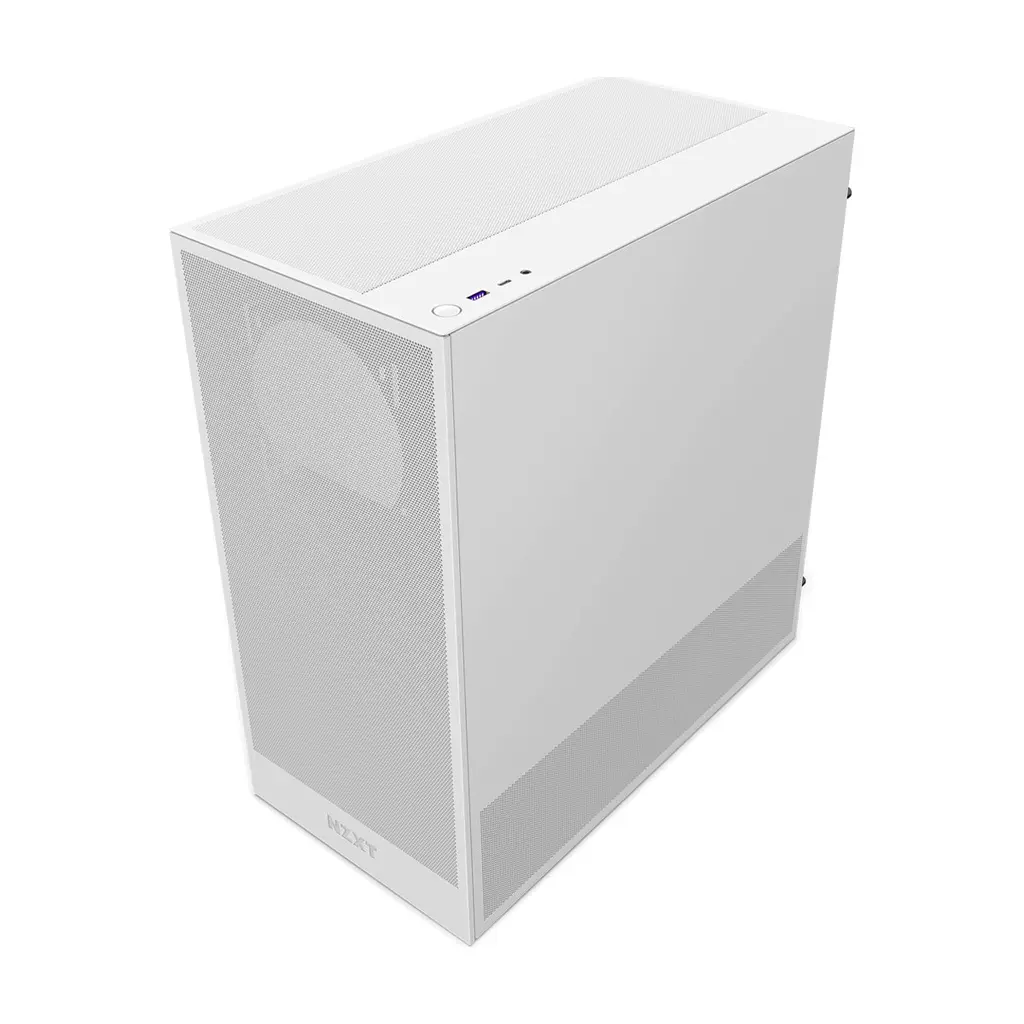 Корпус для ПК NZXT H5 Flow Compact All White (CC-H52FW-01) - фото 4