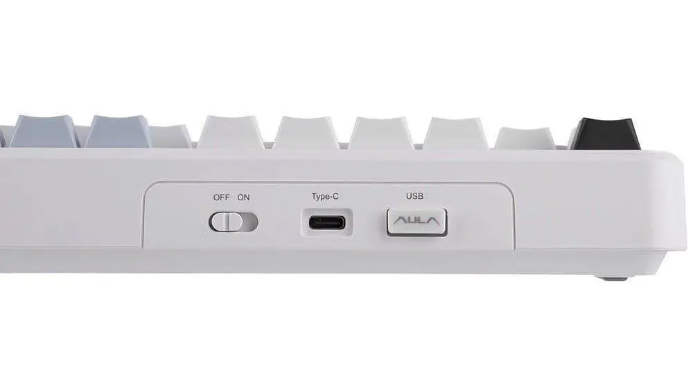Клавиатура Aula F108 Pro Wireless Gasket Keyboard Reaper Switch 2.4G/BT EN/UA White (6978080501318) - фото 7
