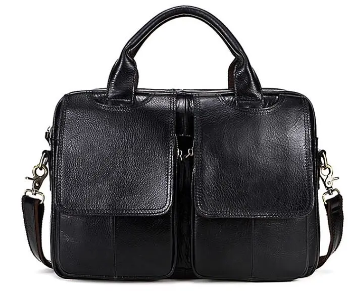 Сумка кожаная мужская Vintage 36х26х6,5 см sum0012563 - фото 4