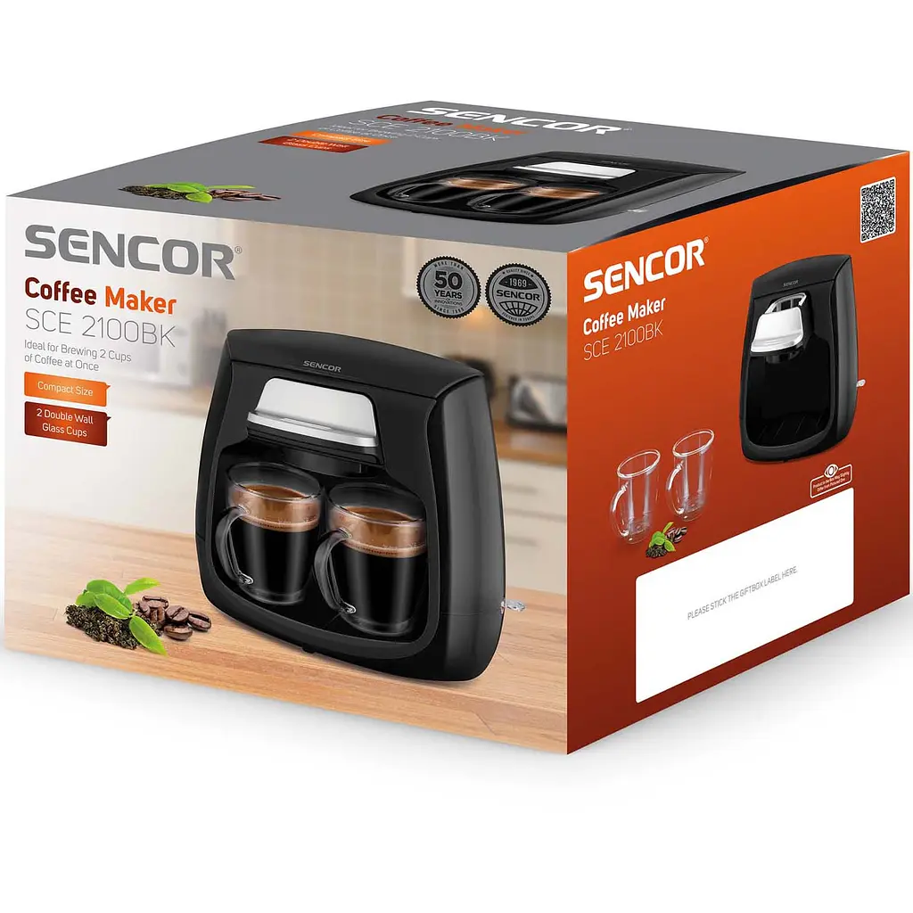 Кофеварка капельная Sencor SCE 2100BK - фото 5