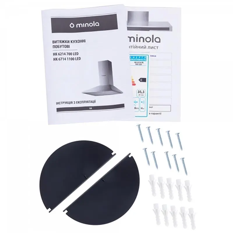 Витяжка Minola HK 6214 BL 700 LED - фото 10