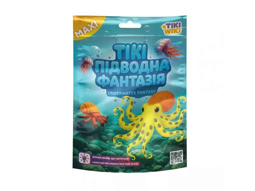Стретч-іграшка TIKI WIKI Maxi у вигляді тварини Підводна фантазія