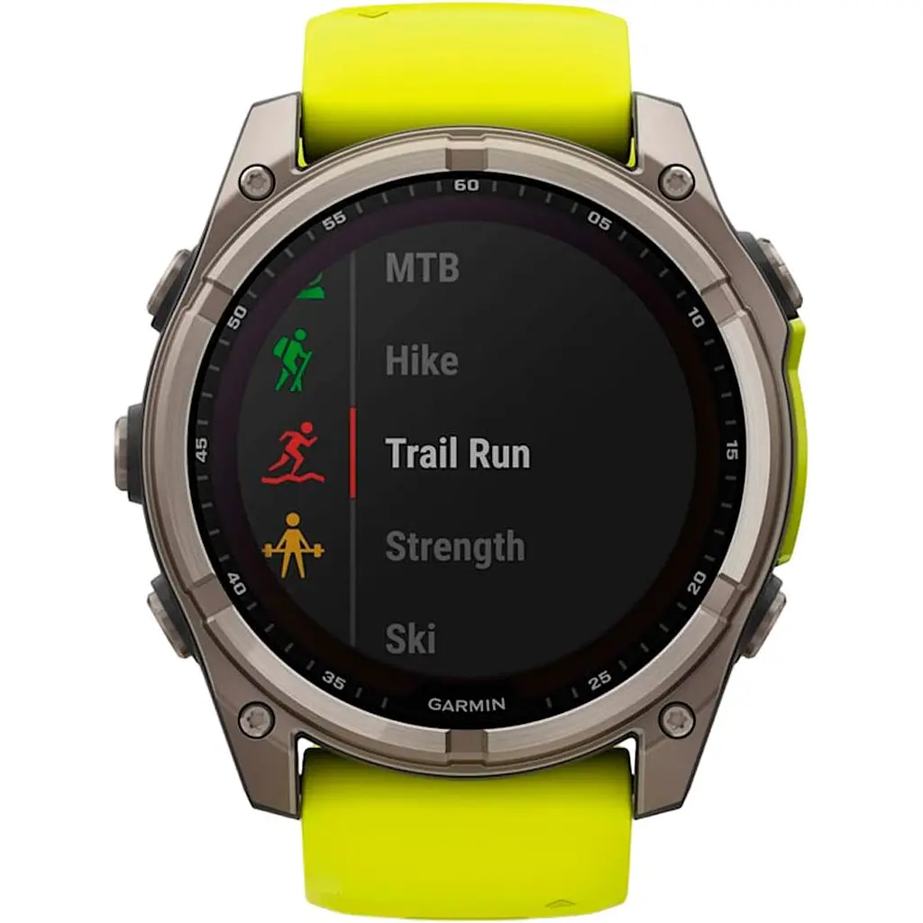 Смарт-годинник Garmin Fenix 8 Solar Sapphire 51mm Titanium with Amp Yellow/Graphite Silicone Band (010-02907-20) [116854] - фото 9