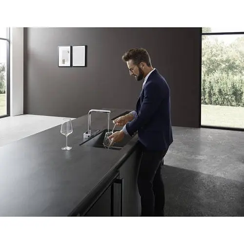 Змішувач Hansgrohe Aquno Select М81 250 2jet кухонний з витяжним виливом Sbox 73830800 Stainless Steel Нержавіюча сталь - фото 4