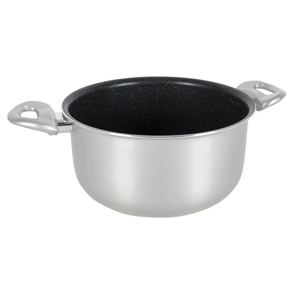 Набор кухонной посуды алюминиевый 9 шт. Gimex Cookware Set induction 9 предметов Silver (6977226) - фото 2