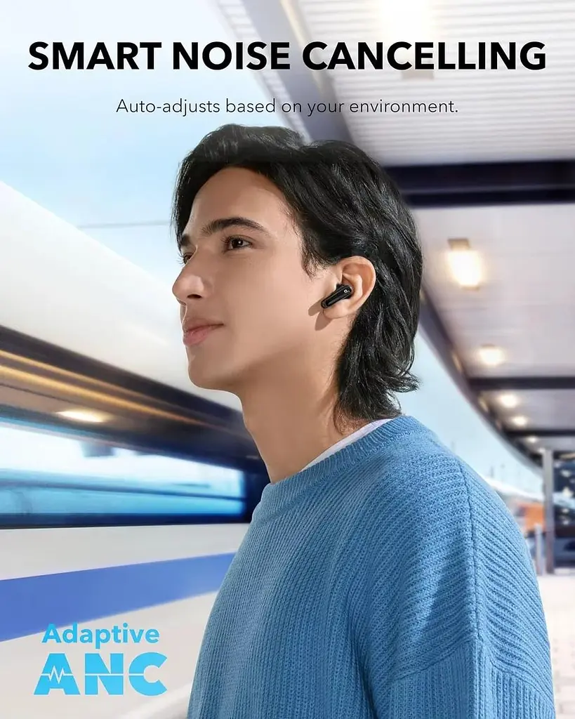 Навушники Anker Soundcore P40i Black (Adaptive ANC, швидка зарядка) - фото 4