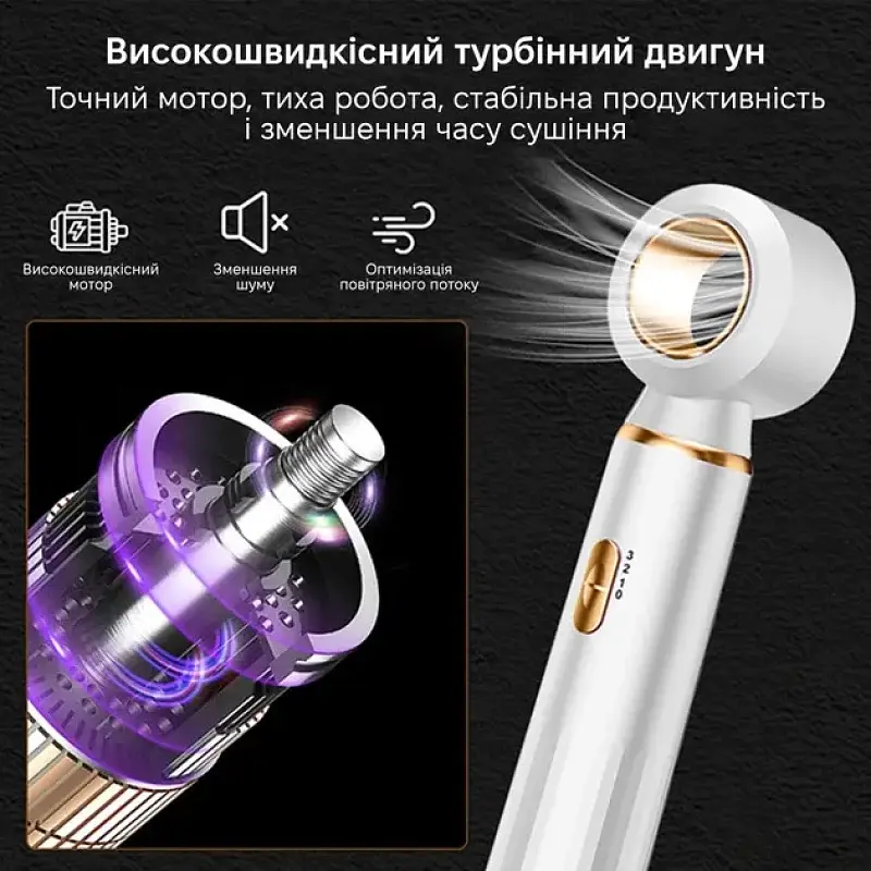 Фен для волос Gemac And LY-945 быстрая сушка 3 в 1 - фото 5