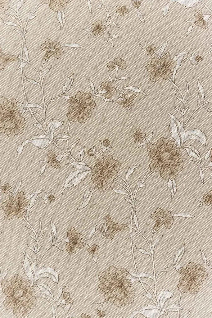 Скатертина Прованс Господиня Квіти 180х136 см бежева (31566) - фото 2