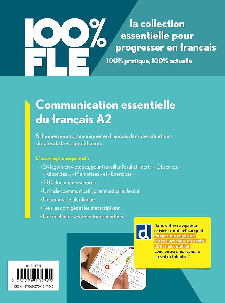 100% FLE A2 Communication essentielle du français Livre + didierfle.app - Марі Гатін - фото 2