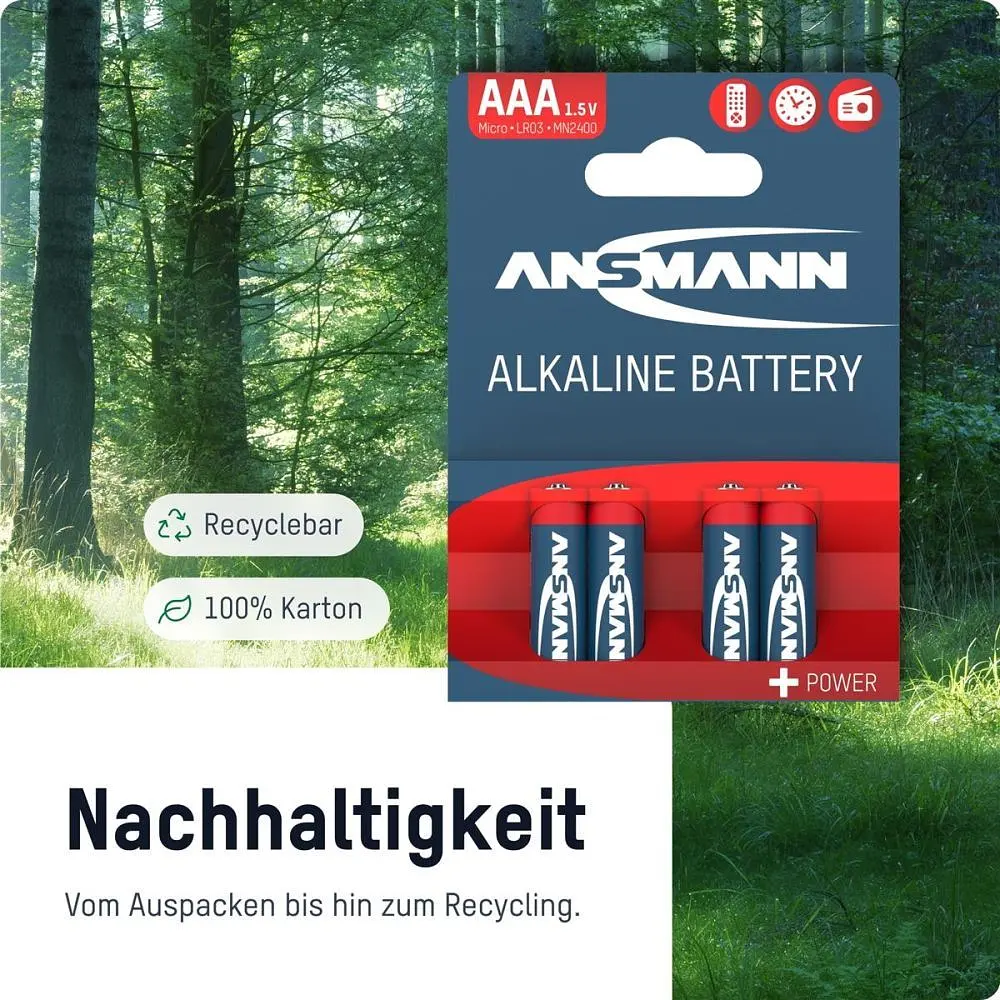 Батарейка Ansmann AAA/LR03 BL 4шт (5015553) - фото 8