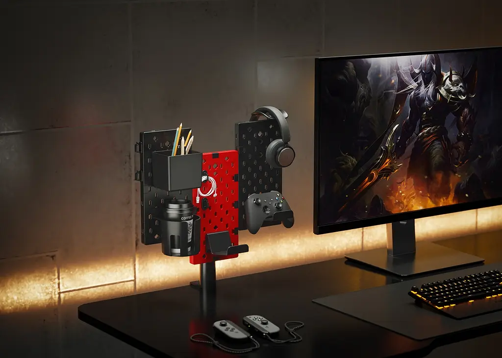 Настільний органайзер OfficePro Black&Red (DO640B) - фото 5