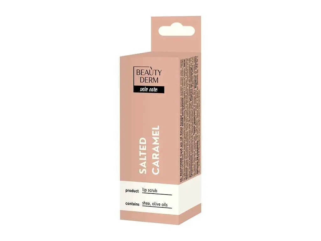 Скраб для губ BEAUTYDERM 10г Salted Caramel 10мл