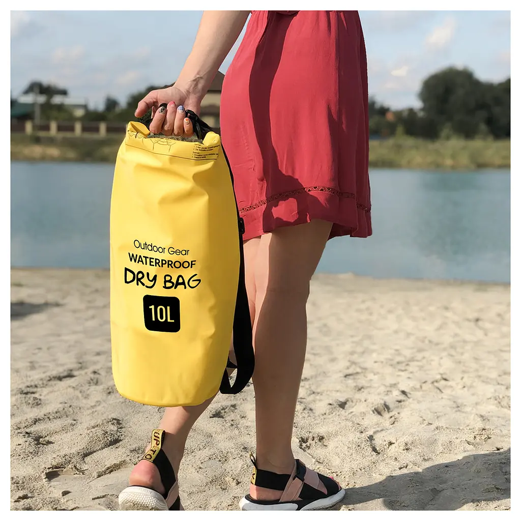 Водонепроникний рюкзак ArmorStandart Waterproof Outdoor Gear 10L Yellow (ARM59237) - фото 4