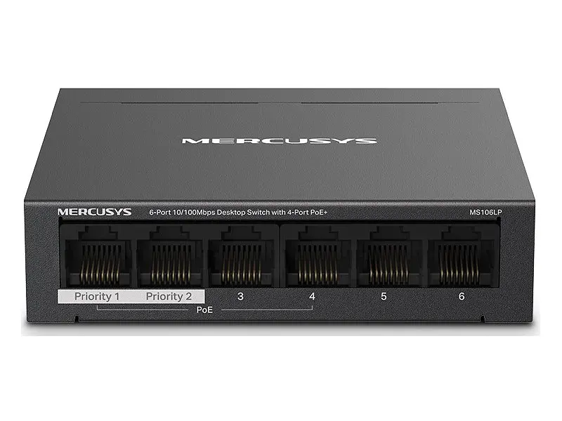 Комутатор Mercusys MS106LP - фото 4