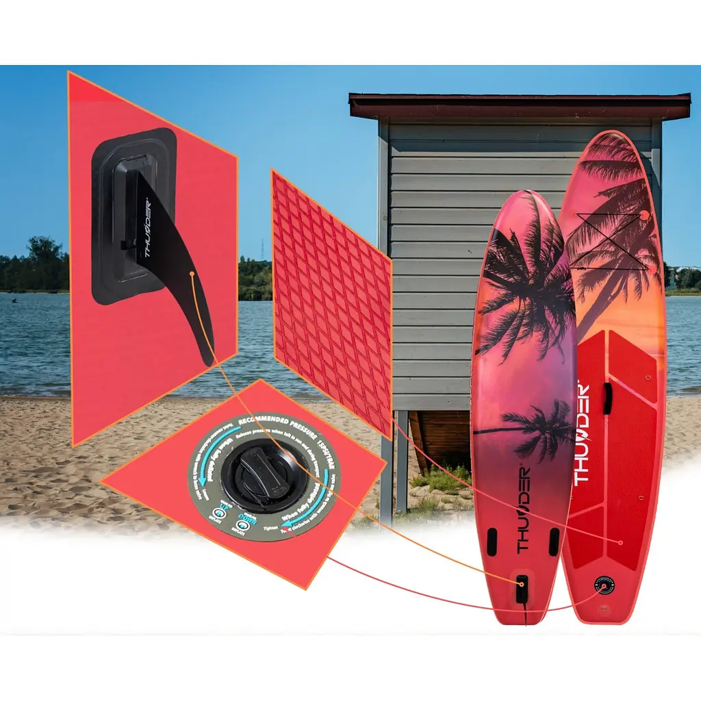 Надувна дошка SUP THUNDER ISLE 320 см з веслом - фото 9