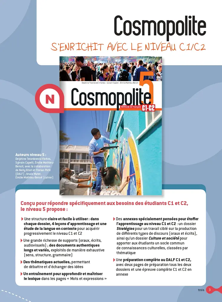 Cosmopolite 5 - Pack Livre de l'élève + Version numérique (C1-C2) - фото 3