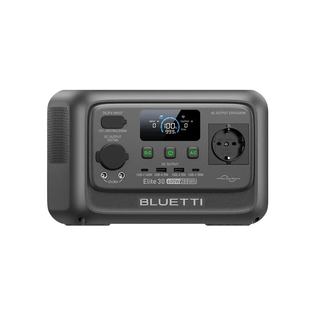 Зарядна станція BLUETTI Elite 30 V2, 600W, 288Wh (EL30V2) - фото 2