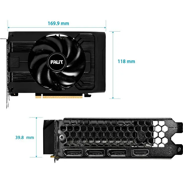 Відеокарта Palit GeForce RTX 5050 StormX 8GB [NE65050019P1-GB2070F] UA [149033] - фото 10