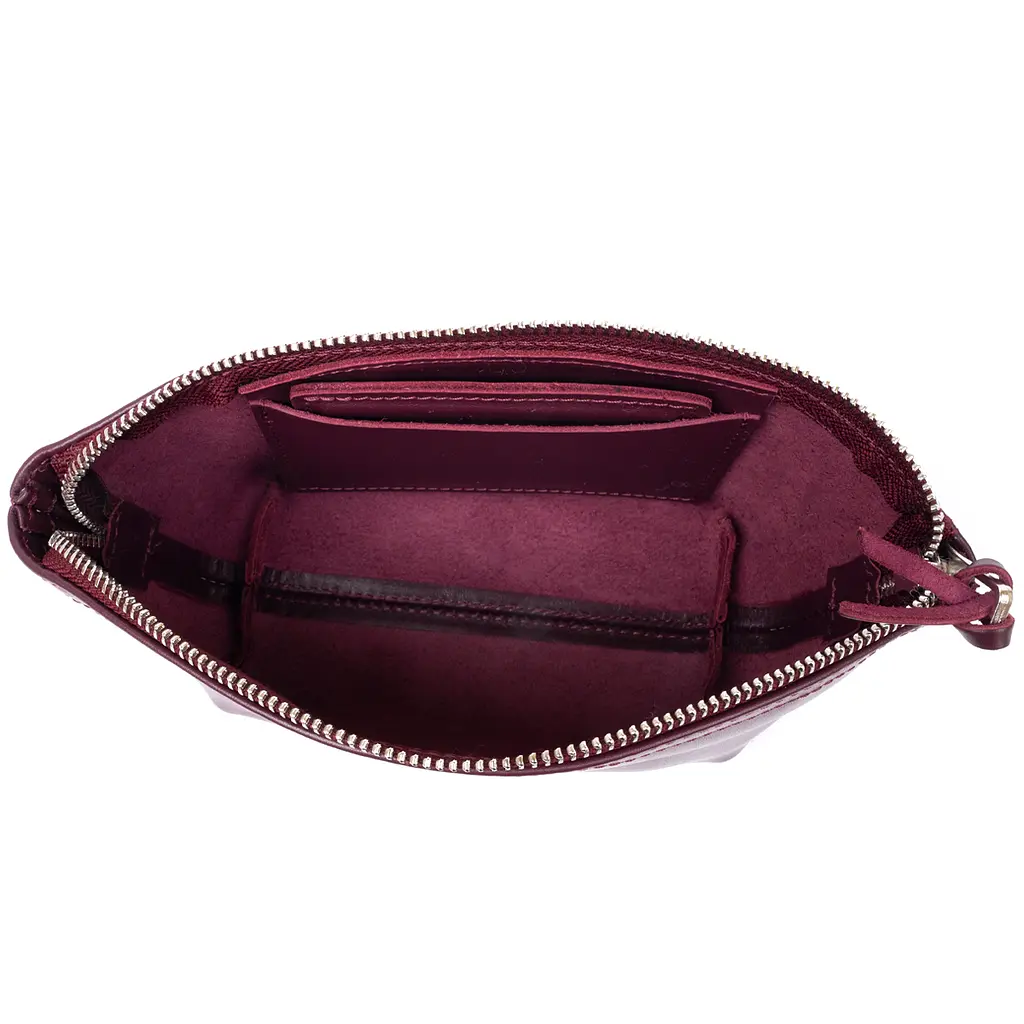 Жіноча шкіряна косметичка GRANDE PELLE 23х10.5х7.5 см acs0015906 - фото 3