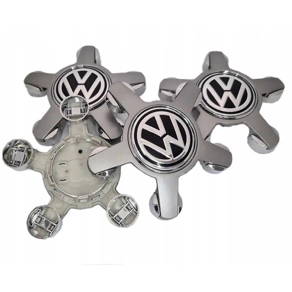 Ковпачки заглушки на литі диски Volkswagen 135/57 мм Зірка Краб 1 шт (4F0601165N) - фото 3