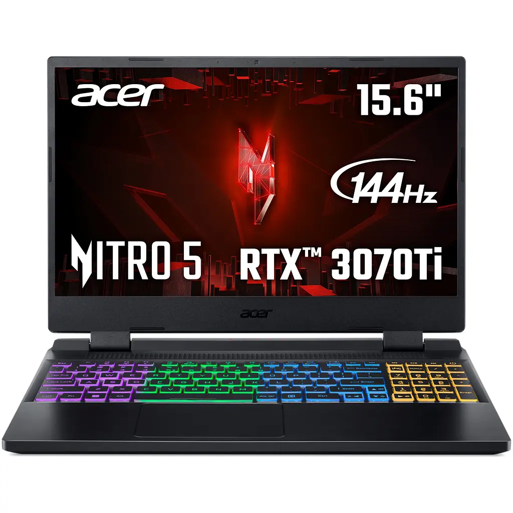Ноутбук Ігровий Acer Nitro 5 AN515-46 з процесором AMD Ryzen™ 7 6800H pana la 4.7 GHz, 15.6", Full HD, IPS, 144Hz, 16GB DDR5, 512GB SSD, NVIDIA® GeForce RTX™ 3 чорний - фото 3