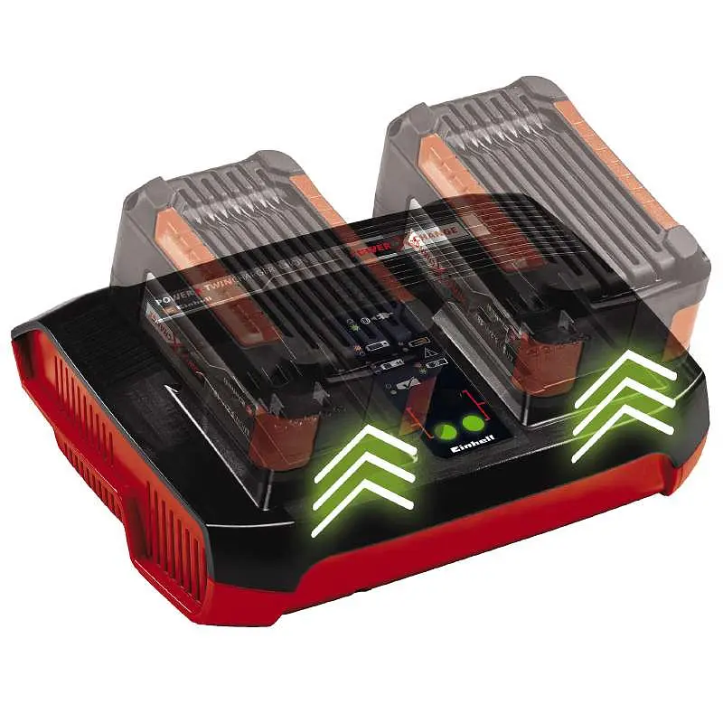 Набор аккумуляторов и зарядных устройств Twincharger Kit PXC 2х18В Einhell hoz0014270 - фото 6
