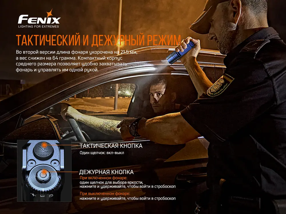 Фонарь ручной Fenix TK35UE V2.0 - фото 10