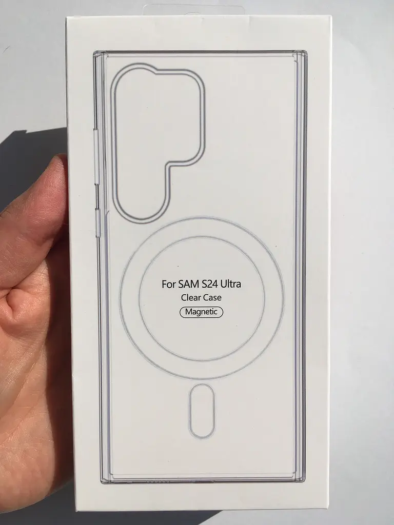 Прозорий протиударний чохол для Samsung Galaxy S24 Ultra (S928) Ultra Hybrid with MagSafe Clear Case - фото 2