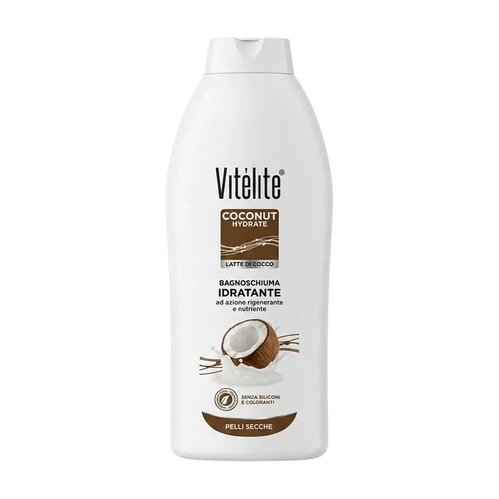 Гель для душу Vitelite зволожувальний з кокосовим молоком 1 л (8033993192614)