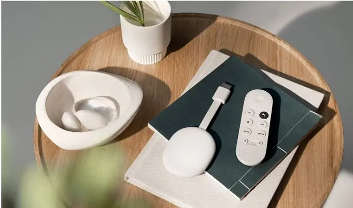 Беспроводная приставка медиаплеер Google Chromecast with Google TV HD (GA03131-US) - фото 5