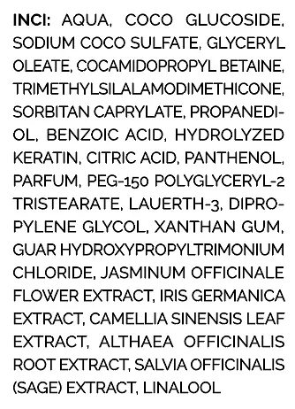 Відновлювальний безсульфатний шампунь Hair Balance з кератином та провітаміном В5 MELONI 250 мл - фото 2