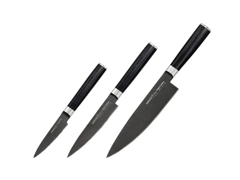 Набір ножів SAMURA Mo-V Stonewash (SM-0220B)