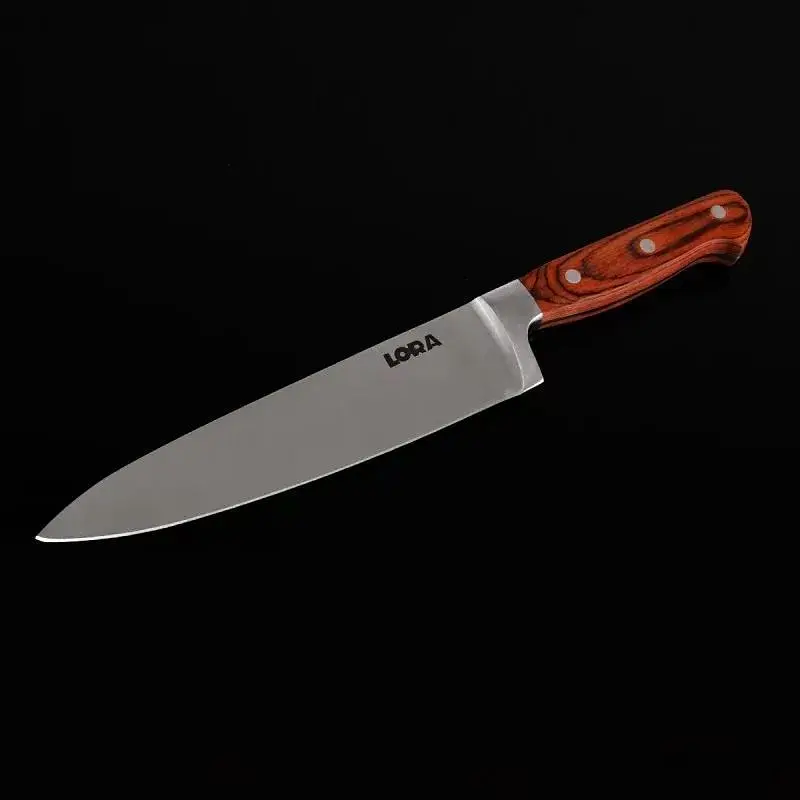 Нож поварской из нержавеющей стали 35х4.7 см Шеф Wood (NS45KN) - фото 7